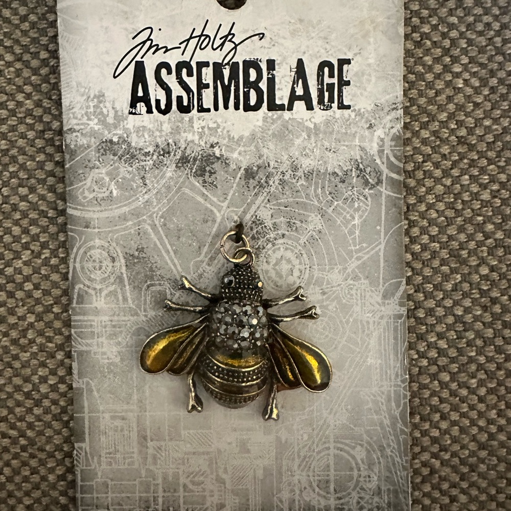Gold and Silver Bee Necklace